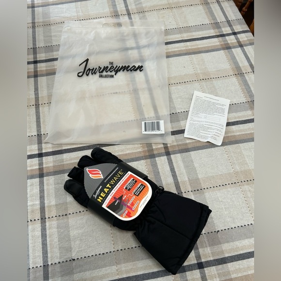 New Heatwave insulated battery gloves heavy duty men’s w/instructions snow/ski - Picture 1 of 4